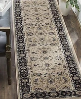 Safavieh Lyndhurst LNH340 Light Beige and Anthracite 2'3" x 12' Runner Area Rug