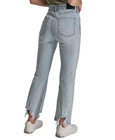 Dkny Jeans Women's High-Rise Destructed-Hem