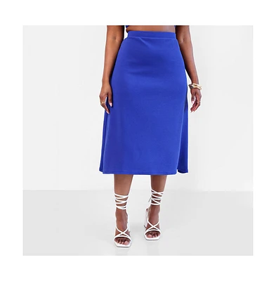 Rebdolls Plus Size Tap In A Line Midi Skirt