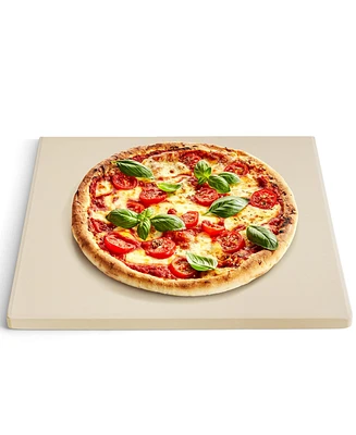 Chefsspot Pizza Stone for Grill and Oven - 12" x 12" Cordierite Pizza Baking Stone