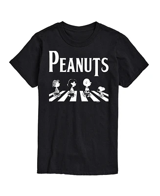 Hybrid Apparel Peanuts Crossing Road Mens Short Sleeve Tee