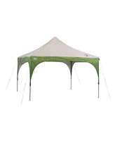 Coleman 12 x 12 Canopy Sun Shelter with Instant Setup, Green