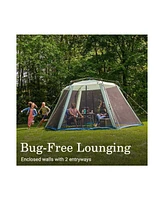 Coleman Skylodge 15 x 13 Instant Screen Canopy Tent, Moss Green