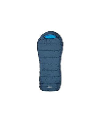 Coleman Tidelands 30 Degree Big & Tall Mummy Sleeping Bag, Blue