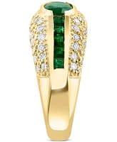 Effy Emerald (1-1/3 ct. t.w.) & Diamond (3/4 ct. t.w.) Ring in 14k Gold