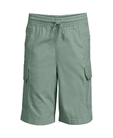 Lands' End Big Boys Husky Stretch Canvas Utility Cargo Shorts