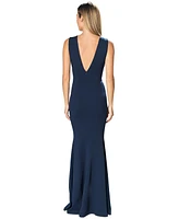 Dress the Population Women's Leighton V-Back Gown