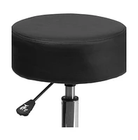 Medical Ergonomic Stool With Chrome Base