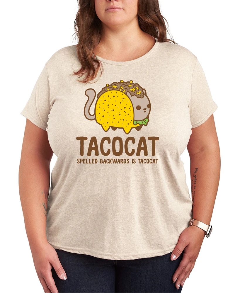 Hybrid Apparel Trendy Plus Tacocat Graphic T-Shirt