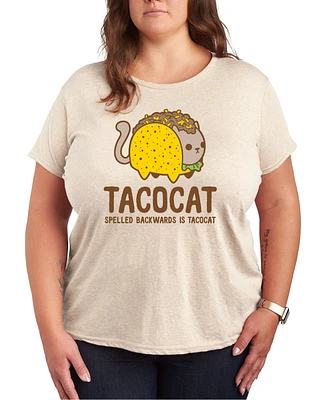 Hybrid Apparel Trendy Plus Tacocat Graphic T-Shirt