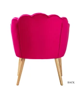 Boho Accent Velvet Upholstered Living Room Chairs for Makeup Bedroom