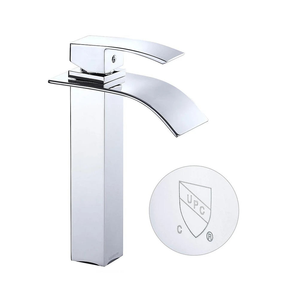 Yescom Aquaterior Modern 1 Hole Bathroom Faucet Vanity Sink Basin Single Handle Diy Kitchen Chr