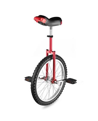 Yescom 20 In Wheel Outdoor Unicycle Leakproof Butyl Tire Circus Bike Balance Training for Adults Teenagers Kids