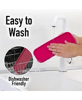 Zulay Kitchen Silicone Sponge Holder for Kitchen Sink