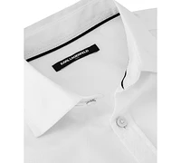 Karl Lagerfeld Paris Men's Slim-Fit Jacquard Woven Shirt