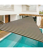 Yescom 20 Ft 97% Uv Block Triangle Sun Shade Sail Canopy Outdoor Patio Awning Yard