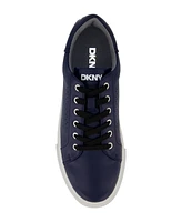 Dkny Men's Smooth Leather Sawtooth Sole Sneakers