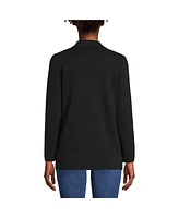 Lands' End Women's Fine Gauge Blazer Sweater