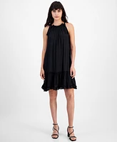 Robbie Bee Women's Ruffled A-Line Dress