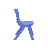 10 Pack Plastic Stackable School Chair With 10.5" Seat Height