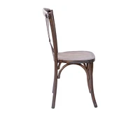 Bardstown X-Back Bistro Style Wooden High Back Dining Chair