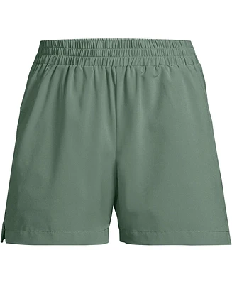 Lands' End Women's Active Packable Lightweight Woven 5" Shorts