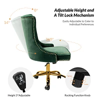 Adelaida Contemporary Task Chair with Tufted Back