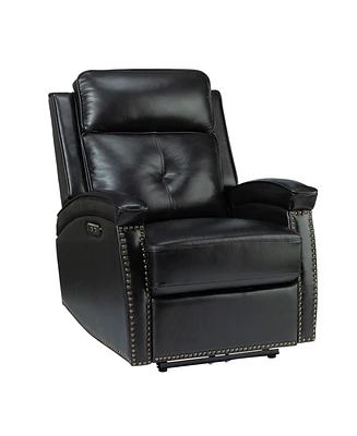 Hulala Home Abe Contemporary Power Recliner With Special Shaped Arms
