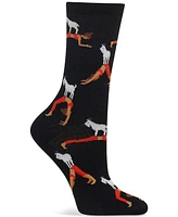 Hot Sox Women's Goat Yoga Crew Socks