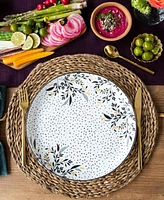 Portmeirion Sara Miller Artisanne Noir Dinner Plates, Set of 4