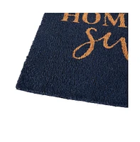 Croeso Weather Resistant Coir Doormat With Anti-Slip Rubber Backing For Indoor/Outdoor Use