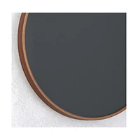 Mulberry Round Magnetic Chalkboard With Solid Wood Frame