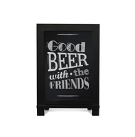 Hanging Or Tabletop Chalkboard With Legs/Wedding Table Sign/Kitchen Countertop Memo Board