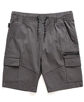 Ring of Fire Big Boys Harley Stretch Tech Fabric Pull-On Cargo Shorts with Moto Detailing