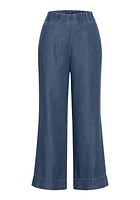 Olsen Women's Anna Fit Wide Leg Soft Denim Pant