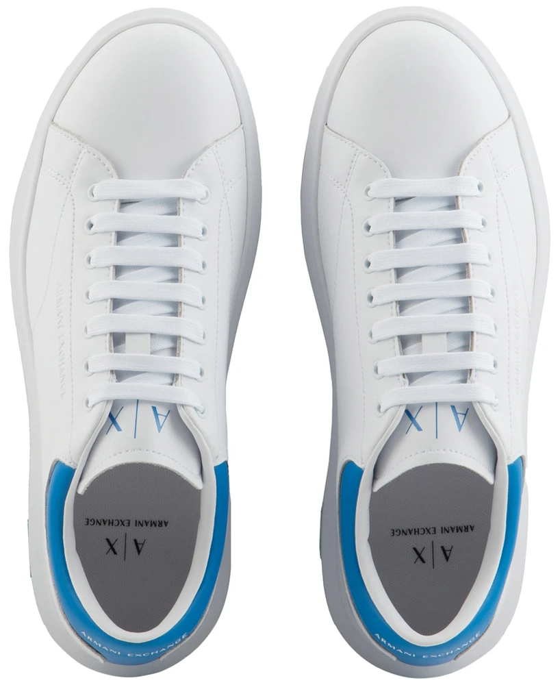 A|X Armani Exchange Men's Vience Leather Sneaker