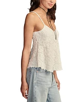 Lucky Brand Women's Floral Textured Camisole