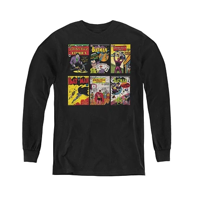 Batman Boys Youth Bm Covers Long Sleeve Sweatshirts