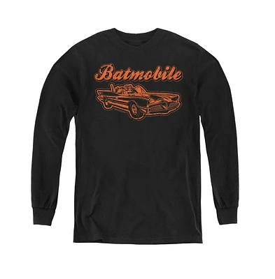 Batman Boys Youth Batmobile Long Sleeve Sweatshirts