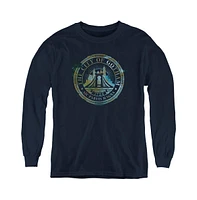 Batman Boys The Youth City Of Gotham Long Sleeve Sweatshirt