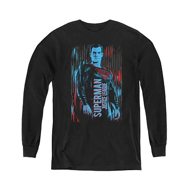 Justice League Boys Movie Youth Superman Long Sleeve Sweatshirts