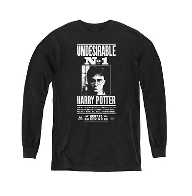 Harry Potter Boys Youth Undesirable No 1 Long Sleeve Sweatshirts