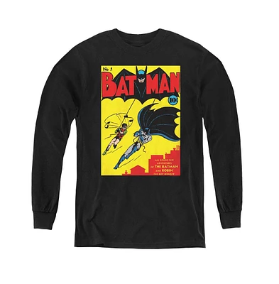 Batman Boys Youth First Long Sleeve Sweatshirts
