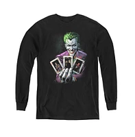 Batman Boys Youth 3 Of A Kind Long Sleeve Sweatshirts