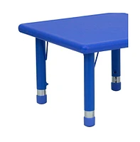 Emma+Oliver 24" Square Plastic Height Adjustable Activity Table