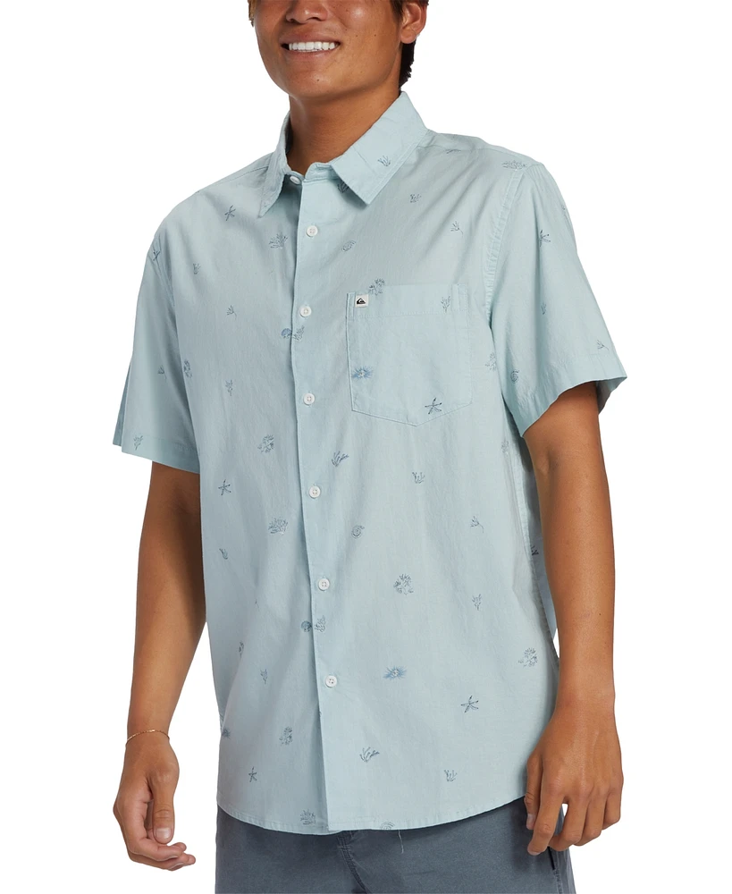 Quiksilver Men's Apero Classic Short Sleeve Button Down Shirt