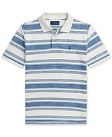 Polo Ralph Lauren's Big Boys Striped Cotton Mesh Shirt