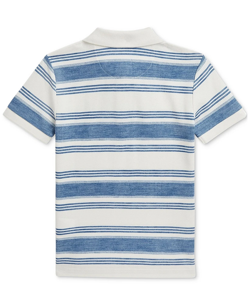 Polo Ralph Lauren's Toddler & Little Boys Striped Cotton Mesh Shirt