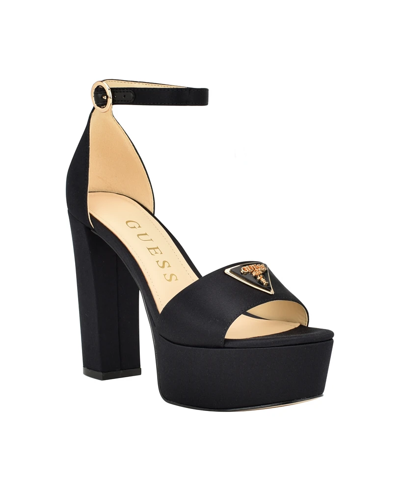 Guess Women's Seton Two-Piece Platform Dress Sandals