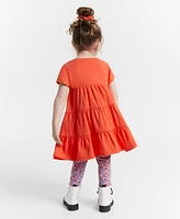 Epic Threads Toddler Girls Tiered Dress with Scrunchie, Created for Macy's